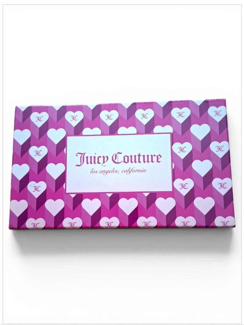 🆕️ Juicy Couture Black Quilted Crossbody (Camera bag) Pink Envelope Card Holder